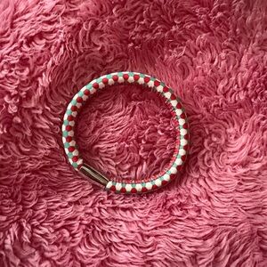 Brighton Woodstock Red, Green and White Bracelet